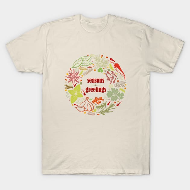 seasons greetings T-Shirt by richhwalsh